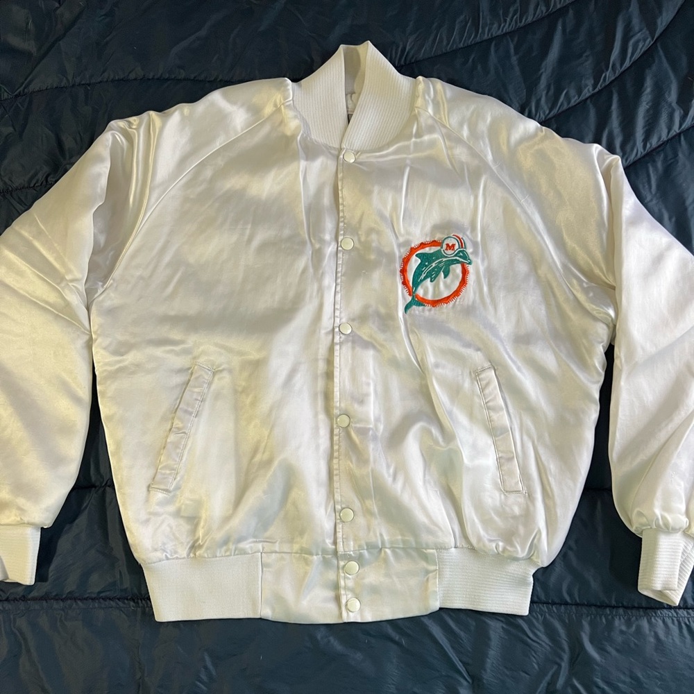 Rare Vintage Miami Dolphins Jacket - Picture 2 of 5